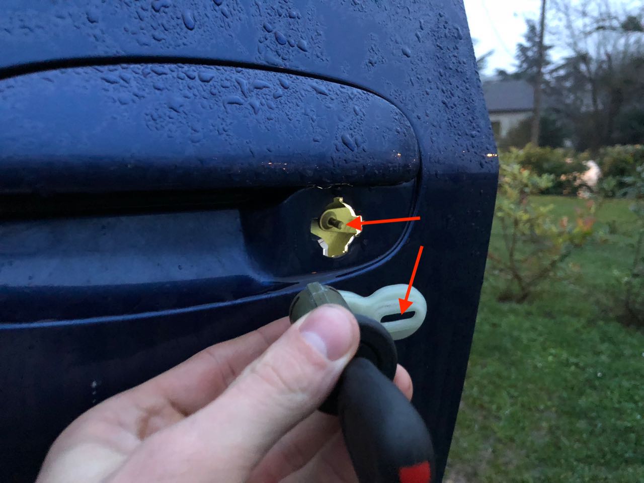 Les deux éléments à aligner